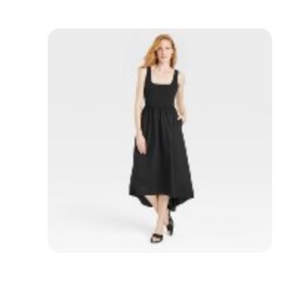 Asymmetrical midi dress xs